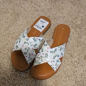 Jack Rogers Floral‎ Slide Sandals